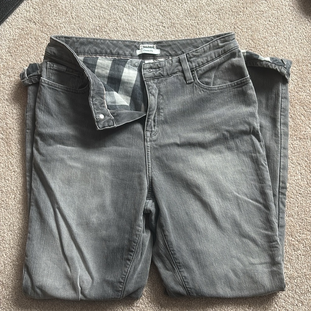 Ll bean lined Gray Women's Jeans